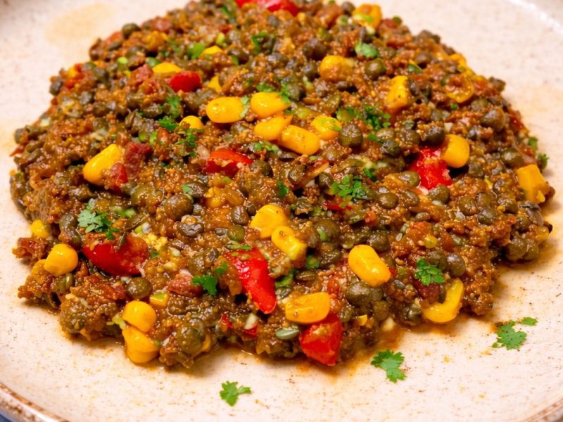 Cliquez pour zoomer ! Lentilles façon chili Thermomix par nathalie90400