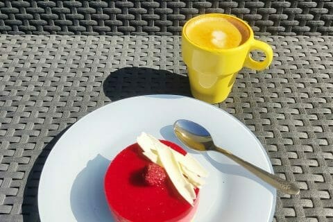 Cliquez pour zoomer ! Bavarois aux framboises Thermomix par nathalie90400