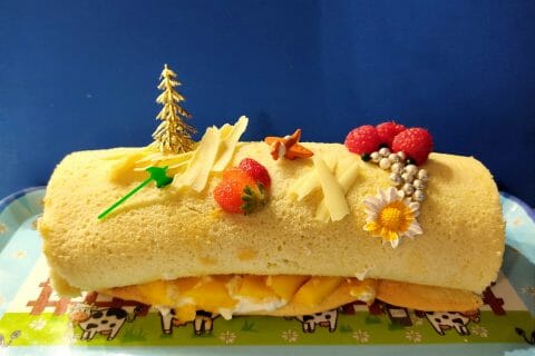 Cliquez pour zoomer ! Roulé à la mangue Thermomix par nathalie90400