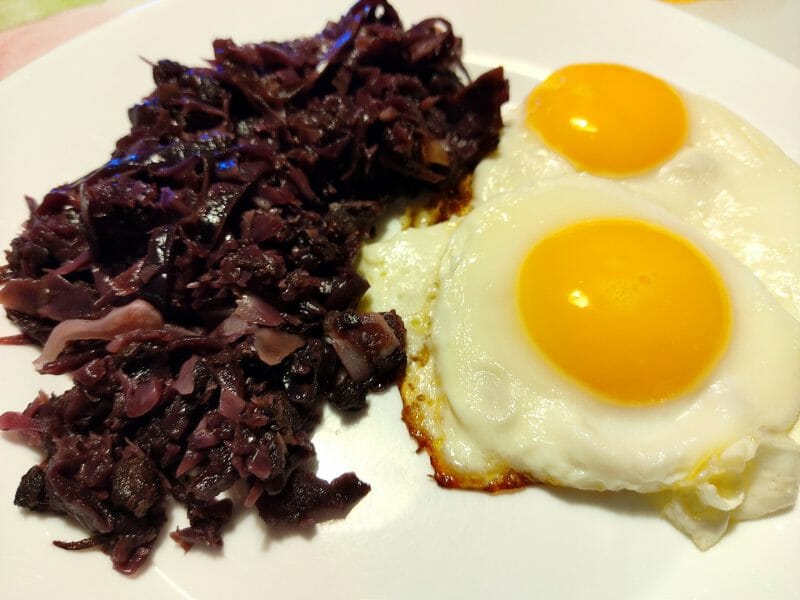 Cliquez pour zoomer ! Chou rouge, lardons et pommes Thermomix par nathalie90400