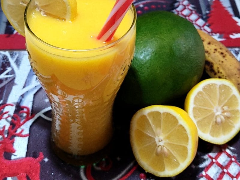 Cliquez pour zoomer ! Smoothie mangue banane Thermomix par nathalie90400