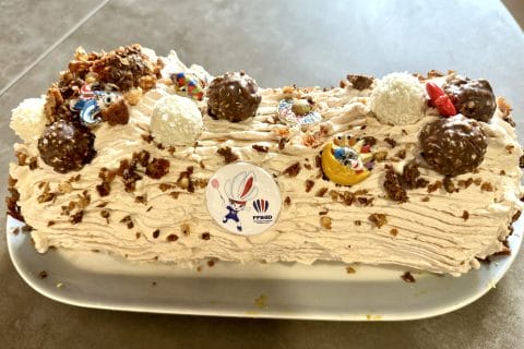 Cliquez pour zoomer ! Bûche Ferrero Rocher Thermomix par Annelaure