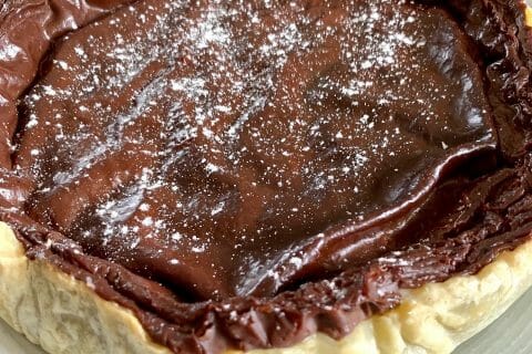 Cliquez pour zoomer ! Flan pâtissier au chocolat Thermomix par Annelaure