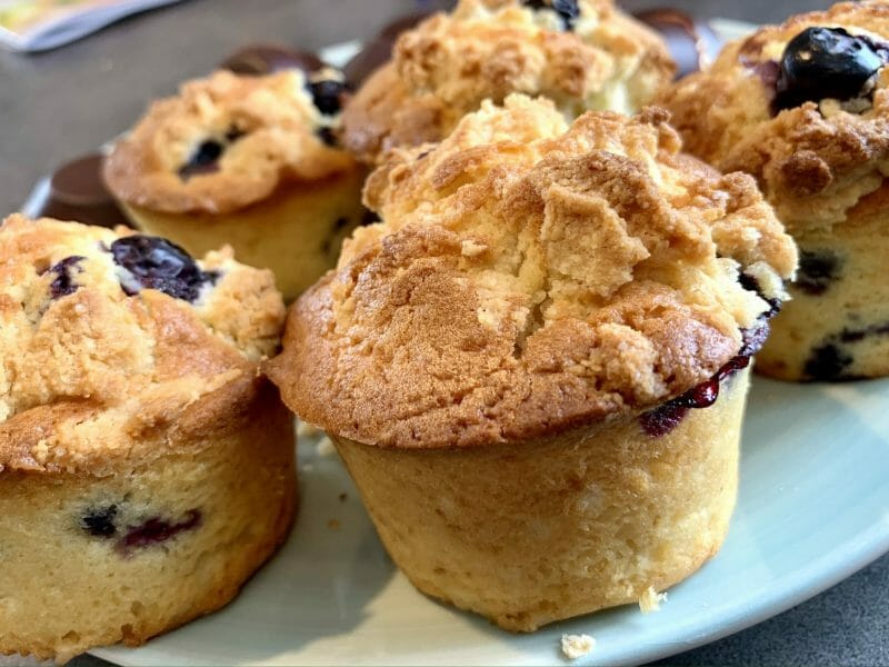 Cliquez pour zoomer ! Muffins aux myrtilles Thermomix par Annelaure