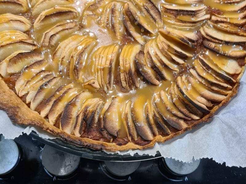 Cliquez pour zoomer ! Tarte pom’pote et caramel beurre salé Thermomix par angeline2010