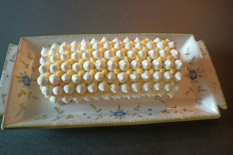 Cliquez pour zoomer ! Bûche au citron meringuée Thermomix par Krismix