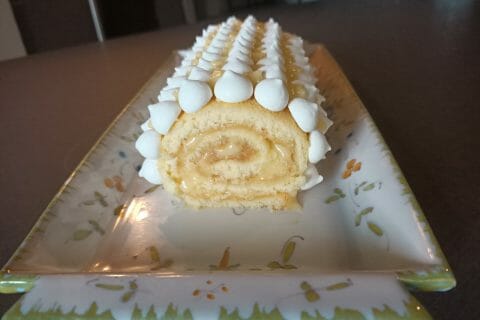 Cliquez pour zoomer ! Bûche au citron meringuée Thermomix par Krismix