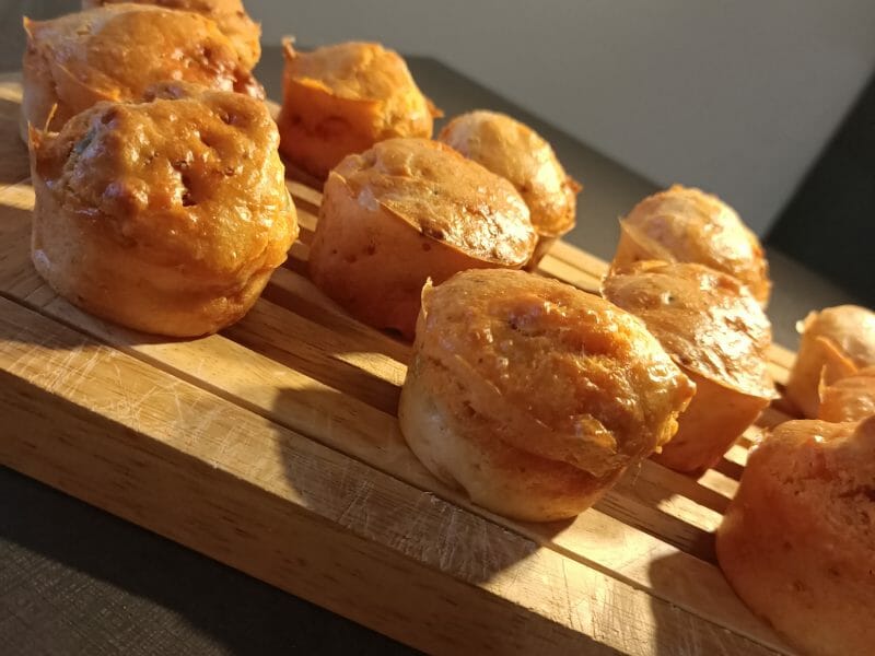 Cliquez pour zoomer ! Muffins au chorizo Thermomix par Krismix