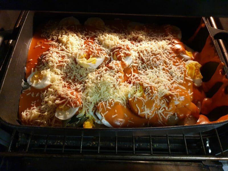 Cliquez pour zoomer ! Gratin d’oeufs durs Thermomix par sandrine_410