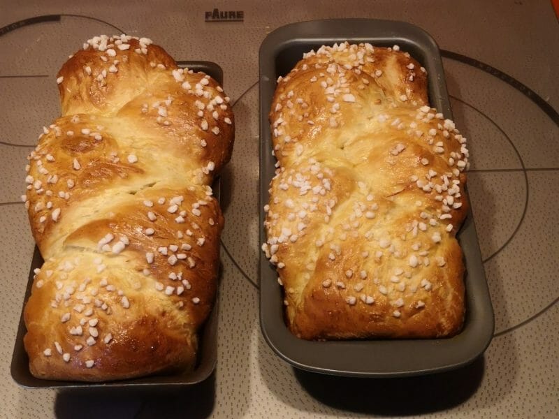Cliquez pour zoomer ! Brioche tressée à la mie filante Thermomix par margaux15