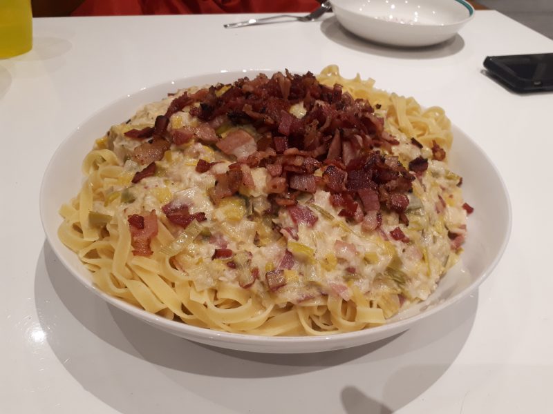 Cliquez pour zoomer ! Tagliatelles à la crème de poireaux Thermomix par yan_26