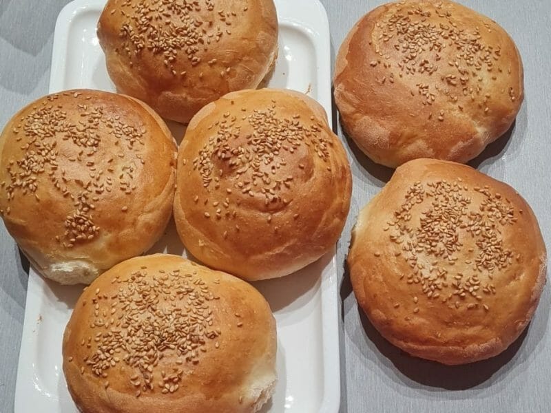 Cliquez pour zoomer ! Pains hamburger Thermomix par sandrine_411