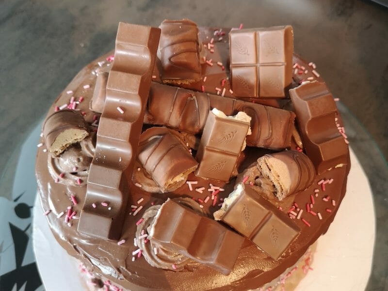 Cliquez pour zoomer ! Layer cake Kinder Bueno Thermomix par anais_catimini