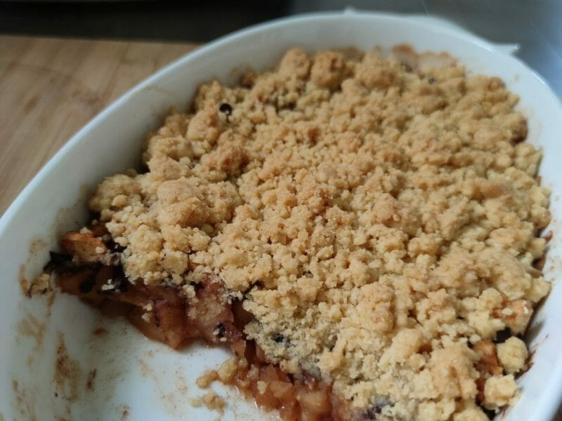 Cliquez pour zoomer ! Crumble aux Pommes Thermomix par anais_catimini