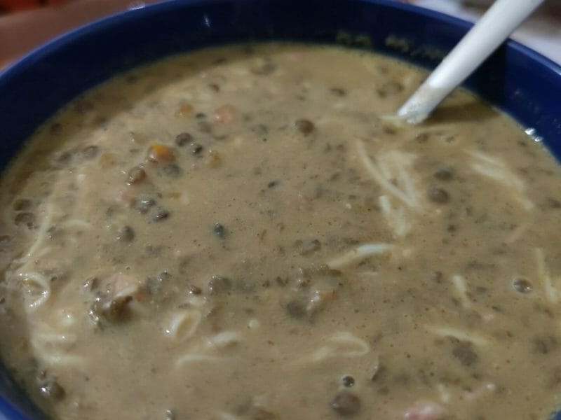 Cliquez pour zoomer ! Velouté de lentilles vertes Thermomix par anais_catimini