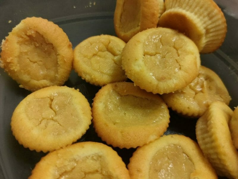 Cliquez pour zoomer ! Fondants au citron, coeur de lemon curd Thermomix par anais_catimini