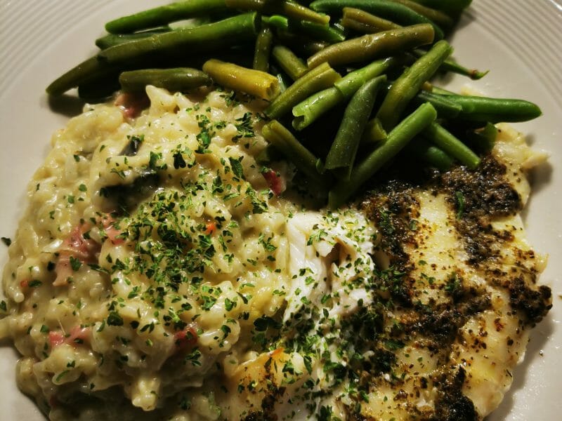 Cliquez pour zoomer ! Risotto poireaux et lardons Thermomix par Ondina