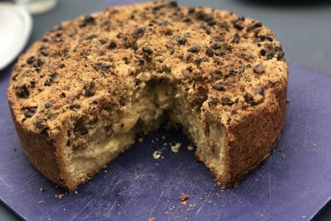 Cliquez pour zoomer ! Tarte aux pommes façon crumble Thermomix par Leo2e