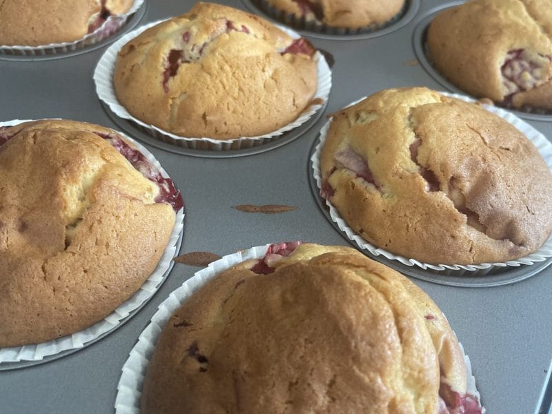 Cliquez pour zoomer ! Muffins aux fraises Thermomix par Fionalaprincesse