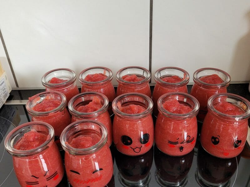 Cliquez pour zoomer ! Compote pommes fraises Thermomix par pefmanie