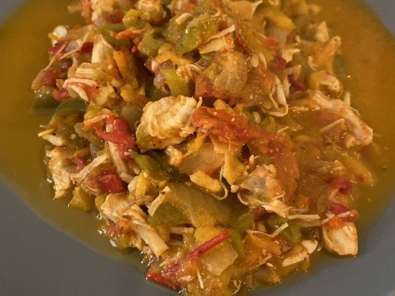 Cliquez pour zoomer ! Poulet au chilindrón Thermomix par matc