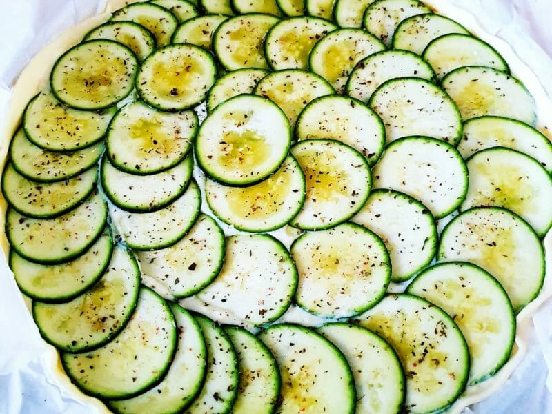 Cliquez pour zoomer ! Tarte courgettes et ricotta Thermomix par eline_10