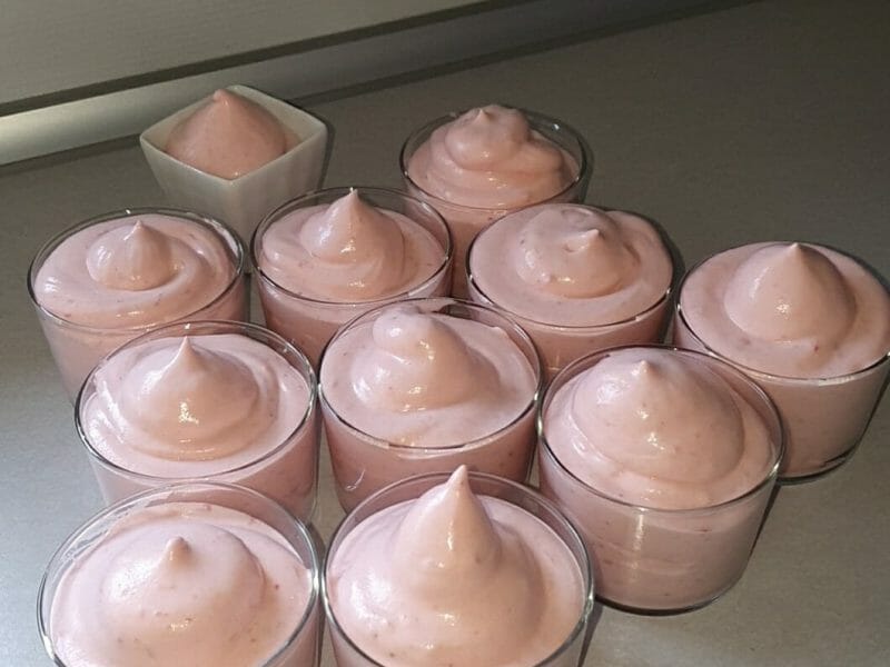 Cliquez pour zoomer ! Mousse de fraises Thermomix par sabrinechristian