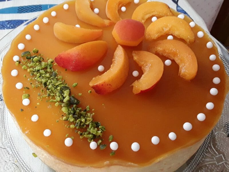 Cliquez pour zoomer ! Bavarois à l’abricot Thermomix par vilouette