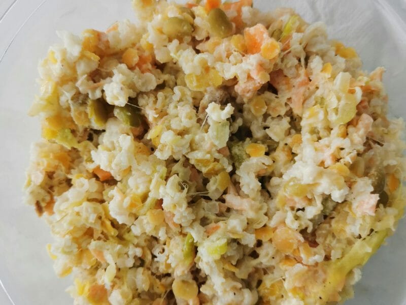 Cliquez pour zoomer ! Gratin de perles, saumon et courgettes Thermomix par lauriegerin