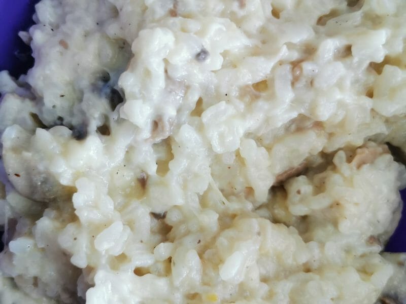 Cliquez pour zoomer ! Risotto champignons et courgettes Thermomix par lauriegerin