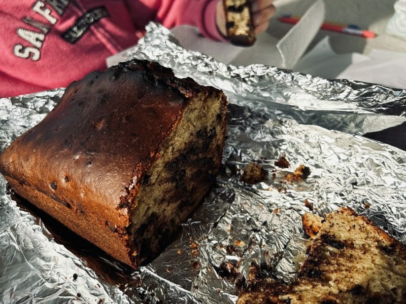 Cliquez pour zoomer ! Plum cake aux pépites de chocolat Thermomix par lucie_236