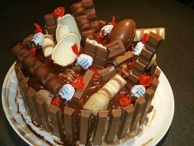 Cliquez pour zoomer ! Layer cake Kinder Bueno Thermomix par fanny_203