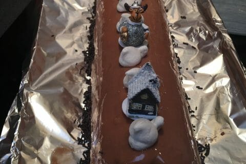 Cliquez pour zoomer ! Bûche glacée mangue et framboise Thermomix par fanny_203
