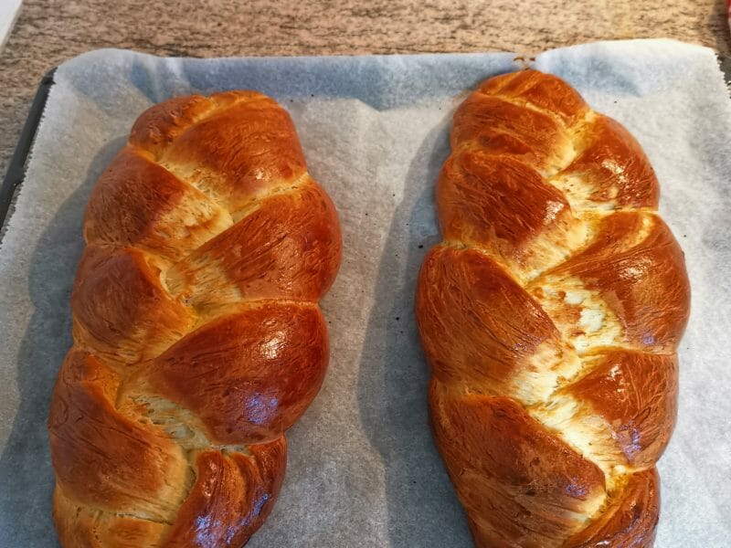 Cliquez pour zoomer ! Brioche tressée à la mie filante Thermomix par vanes94