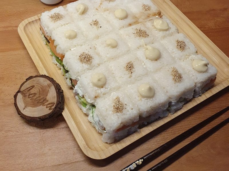 Cliquez pour zoomer ! Sushi cake Thermomix par Laura Coudiere - Conseillère Thermomix