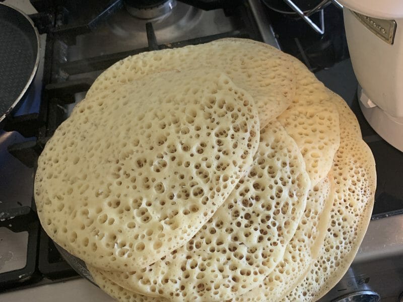 Cliquez pour zoomer ! Baghrir – Crêpes mille trous Thermomix par Itachi Uchiha