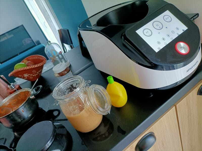 Cliquez pour zoomer ! Compote poires et bananes Thermomix par lili_82