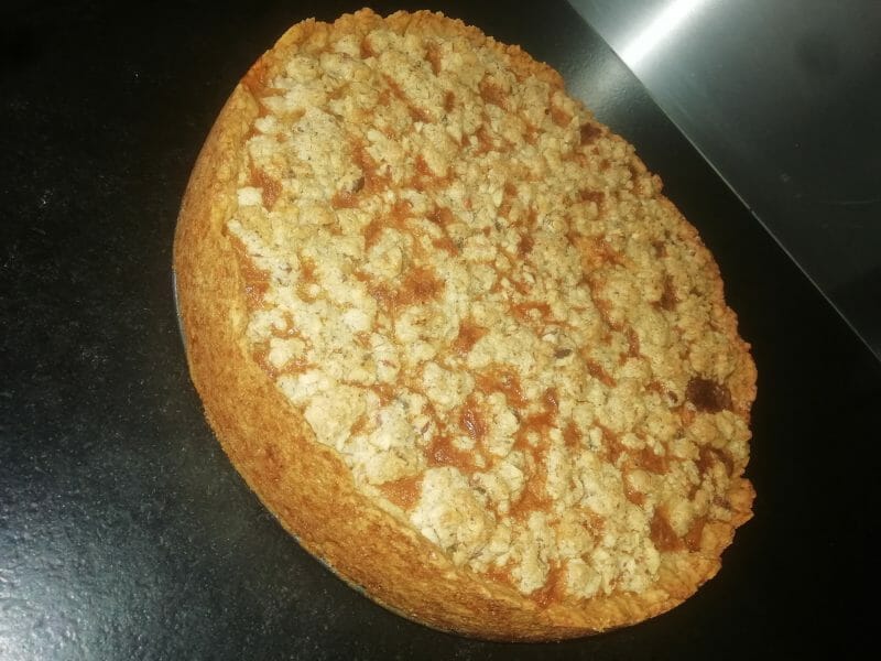 Cliquez pour zoomer ! Tarte aux pommes façon crumble Thermomix par marie_548