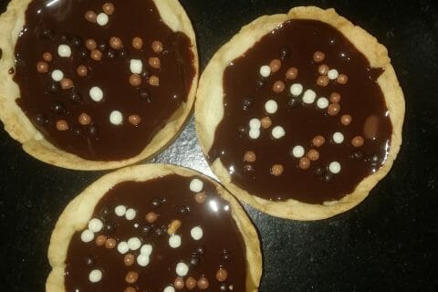 Cliquez pour zoomer ! Tartelettes chocolat et caramel beurre salé Thermomix par marie_548