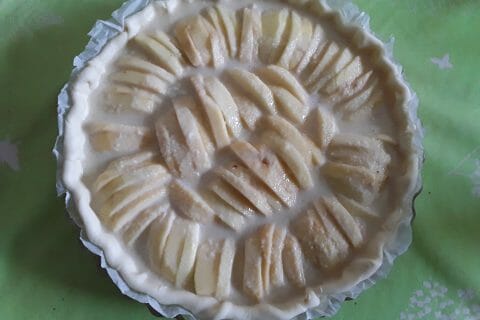 Cliquez pour zoomer ! Tarte normande aux pommes Thermomix par c72chris