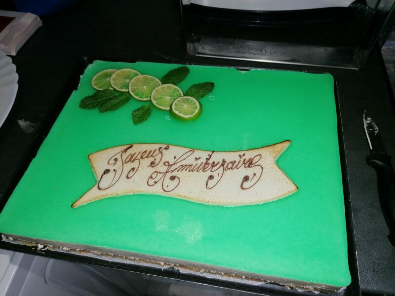 Cliquez pour zoomer ! Bavarois Mojito Thermomix par Satine1981