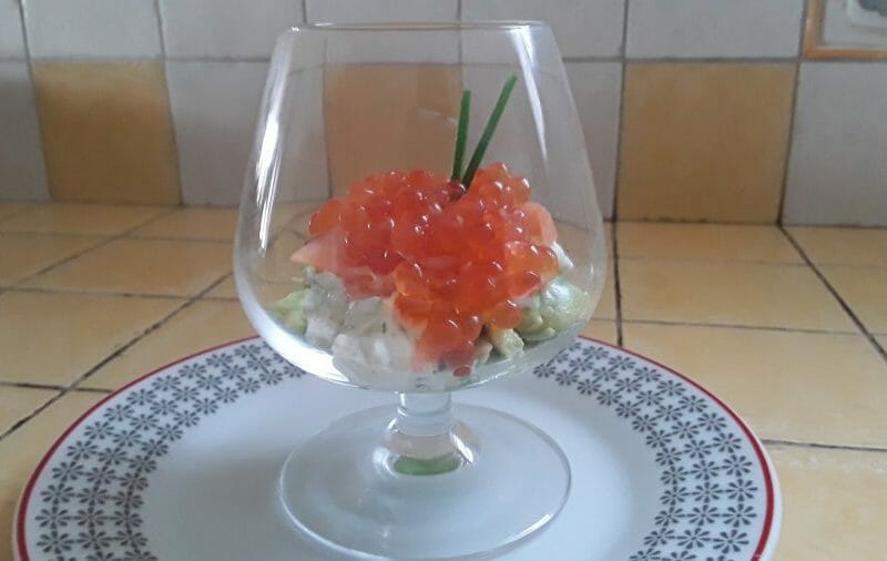 Cliquez pour zoomer ! Verrines saumon avocat Thermomix par Dany33