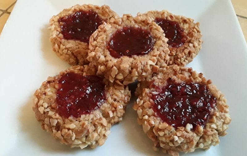 Cliquez pour zoomer ! Biscuits à la confiture – Jam drops Thermomix par Dany33