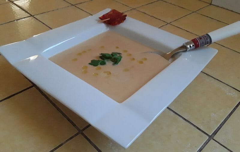 Cliquez pour zoomer ! Velouté de haricots blancs et chorizo Thermomix par Dany33