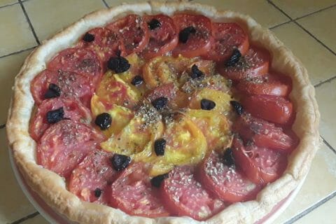 Cliquez pour zoomer ! Tarte tomates et amandes Thermomix par Dany33