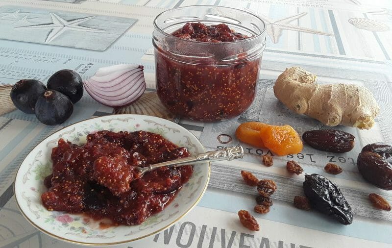 Cliquez pour zoomer ! Chutney d’oignons rouges et figues Thermomix par Dany33