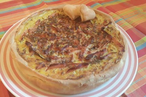 Cliquez pour zoomer ! Zwiebelkuchen – gâteau aux oignons au Thermomix