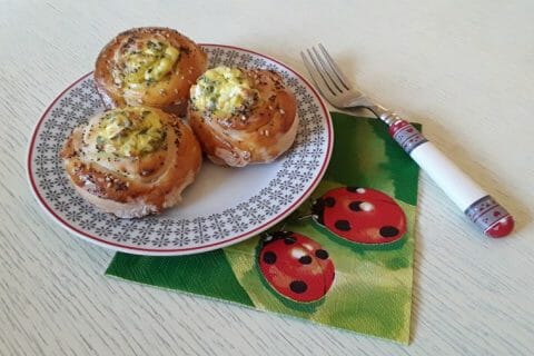 Cliquez pour zoomer ! Poğaça – Petits pains Turcs à la Feta au Thermomix