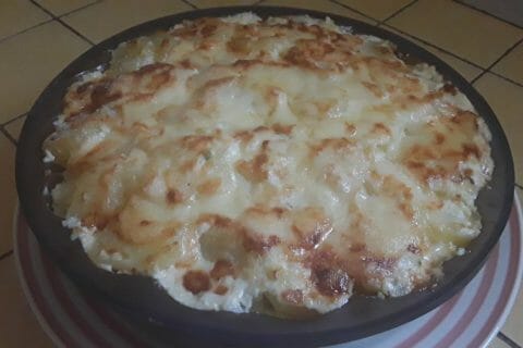 Cliquez pour zoomer ! Gratin aux deux saumons au Thermomix