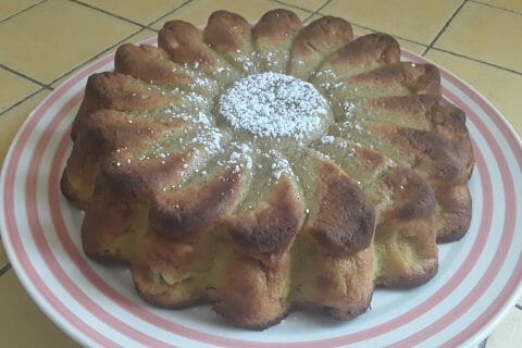 Cliquez pour zoomer ! Clafoutis à la rhubarbe au Thermomix